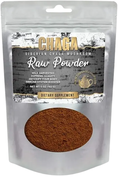 Chaga mushroom chunks